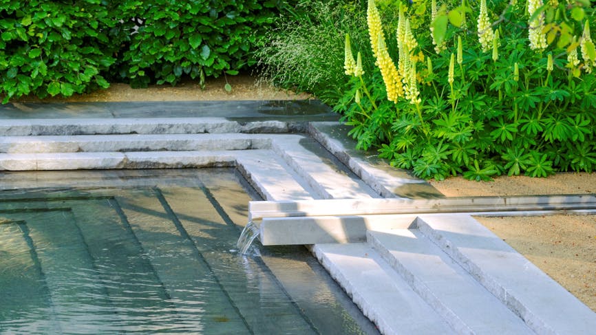 Créer un jardin contemplatif autour d'un bassin