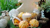 Des oranges sculptées et décorées pour les fêtes de fin d'année