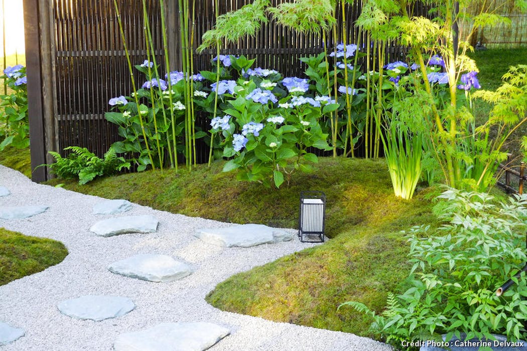 Un jardin zen inspiré des temples japonais