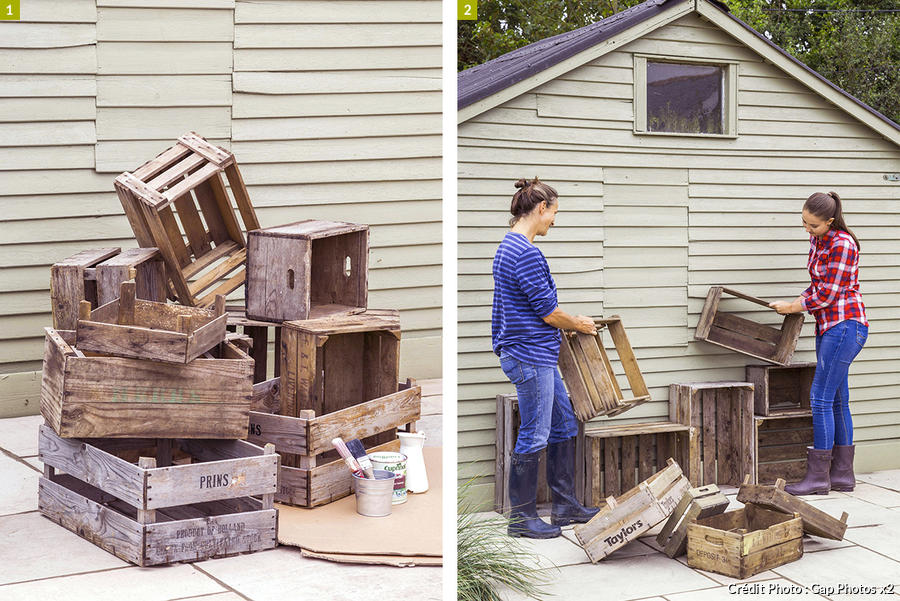 Fabriquer des caisses de rangement en bois (DIY) | Détente jardin