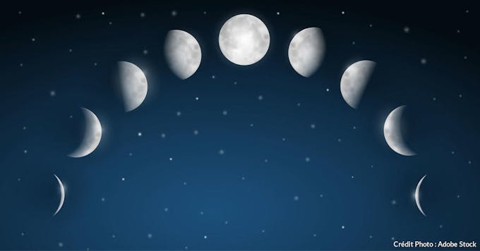 Cycle lunaire : les phases de la Lune en 5 points