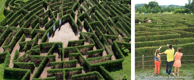 Labyrinthe des jardins de Colette