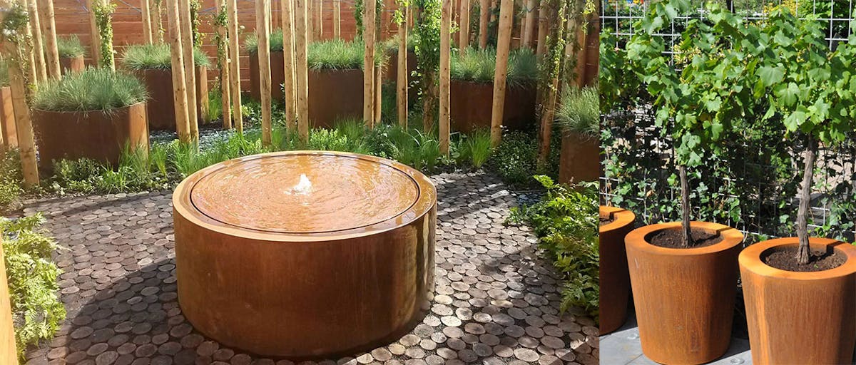 Déco métal jardin comment l'acier Corten s'inscrit dans l