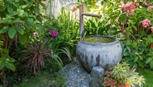 9 exemples de fontaines pour votre jardin