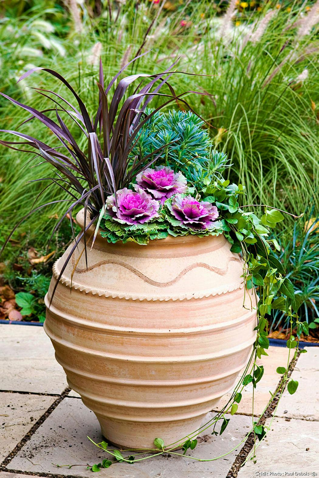 30 idées de Pots de fleurs  bac a fleur exterieur, pot de fleurs
